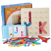 Montessori Nail board Jigsaw Puzzle